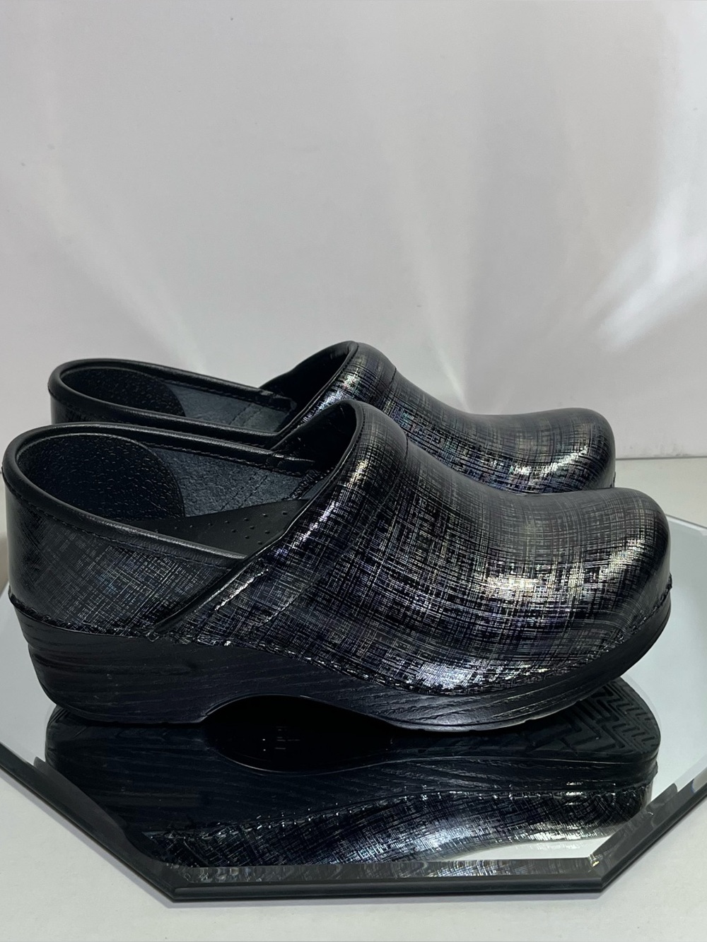 Women’s Dansko Leather Slip On Professional Clogs, EU 37 (US 6.5-7)